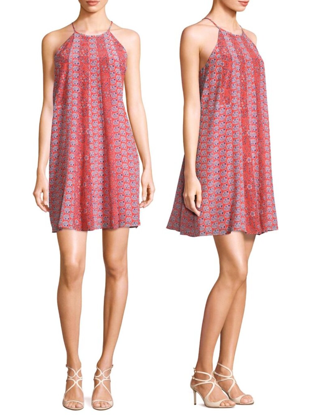 Rebecca Taylor Amanda Women's Silk Cami Mini Dress Floral Multi Size 4